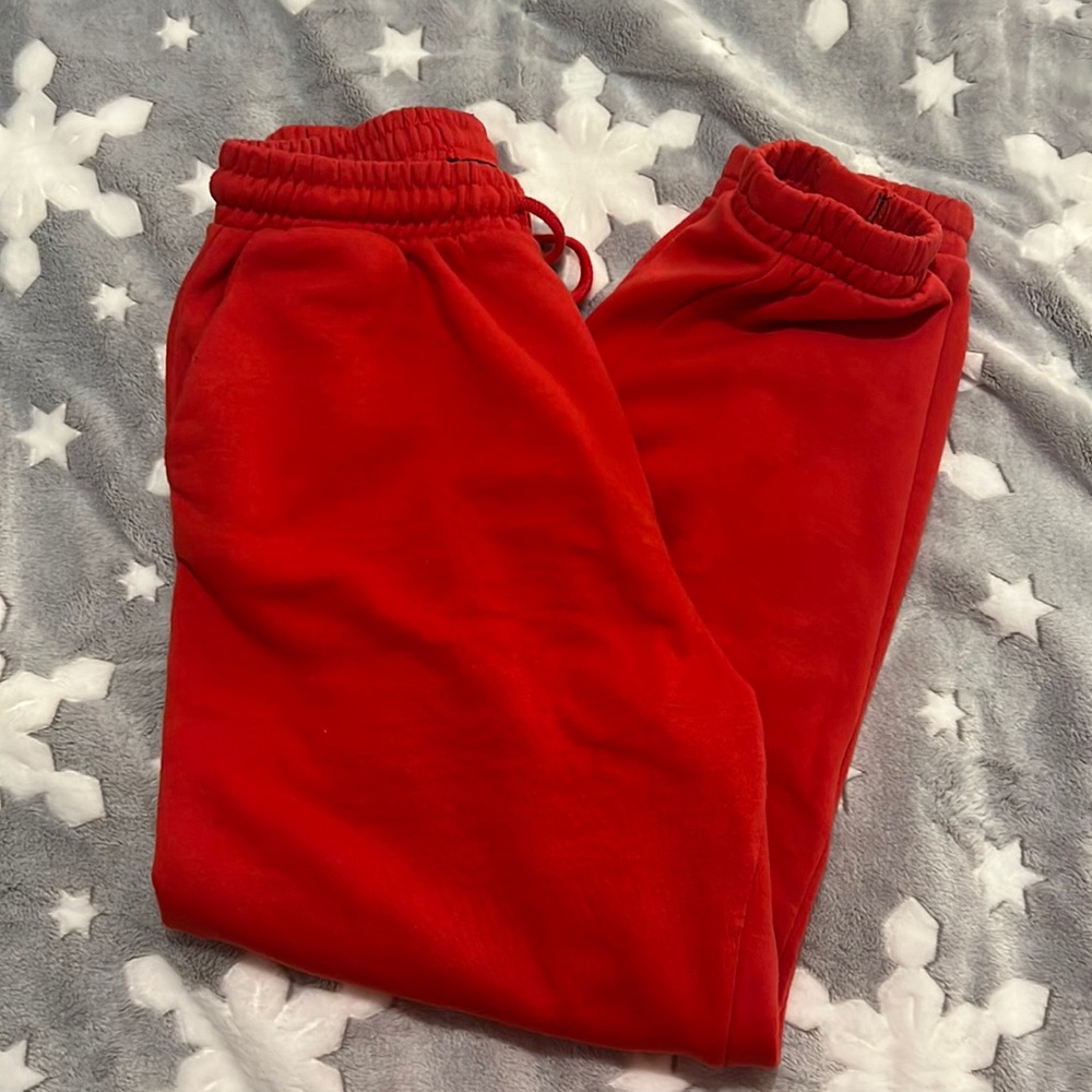 Zara Red Sweatpants M